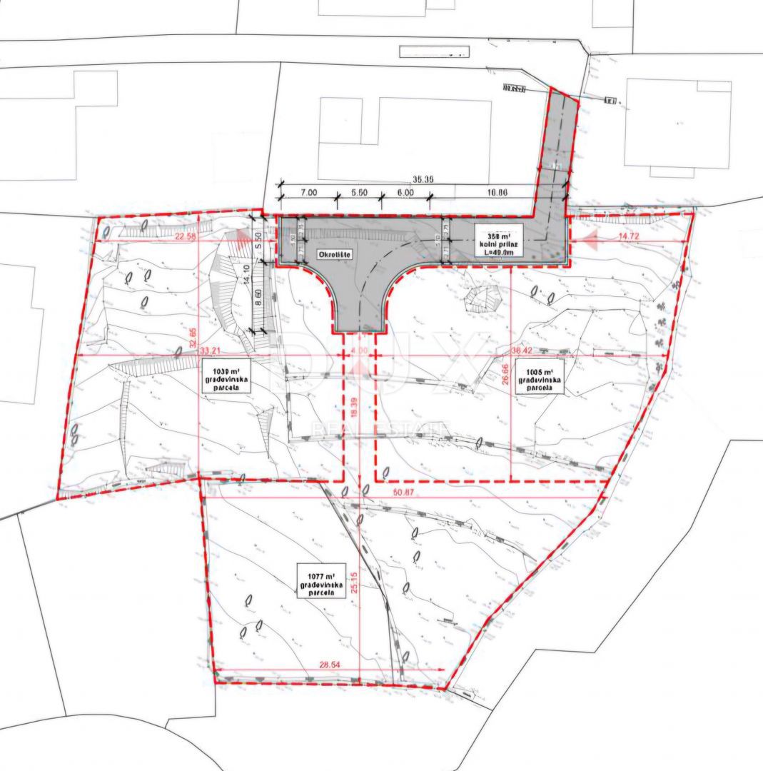 OPATIJA, VOLOSKO, POBRI - Terreno edificabile 2000m2 con vista panoramica sul mare per edilizia residenziale - appartamenti/monolocali/case unifamiliari/ville/case in affitto, vacanze con piscina