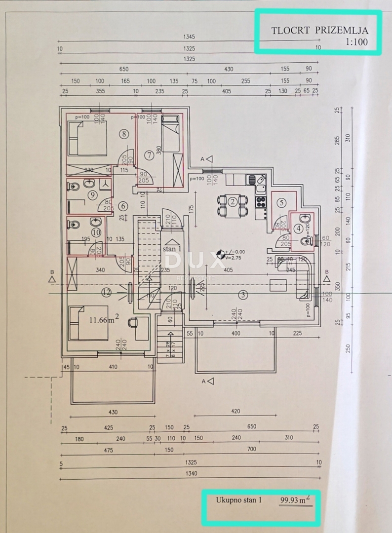 RIJEKA, PEHLIN, PODMURVICE - appartamento duplex 101,24 m2 in un nuovo edificio con vista mare, soggiorno + 2 camere da letto. - APPARTAMENTO 3L