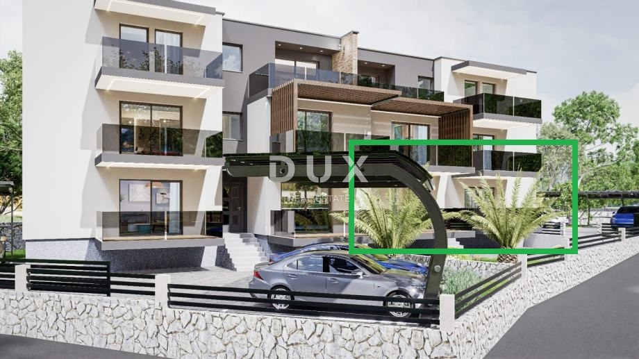 RIJEKA, PEHLIN, PODMURVICE - appartamento duplex 101,24 m2 in un nuovo edificio con vista mare, soggiorno + 2 camere da letto. - APPARTAMENTO 3L