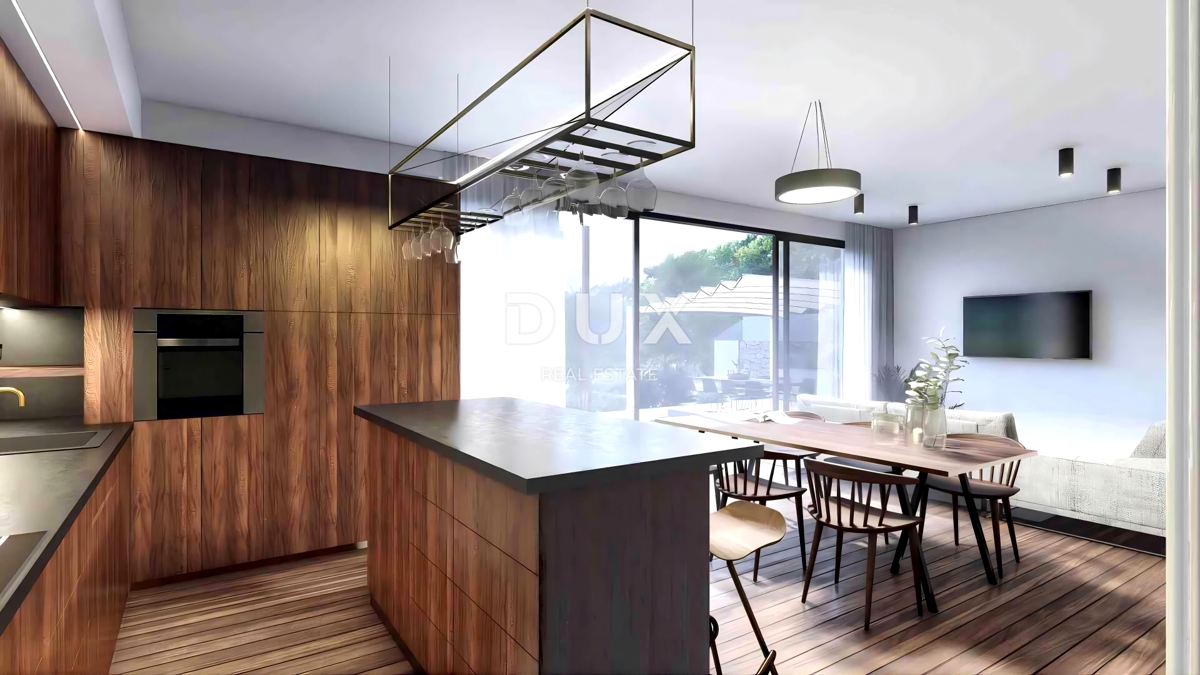 ISTRIA, MONTONA - Terreno con permesso di costruire e vista panoramica