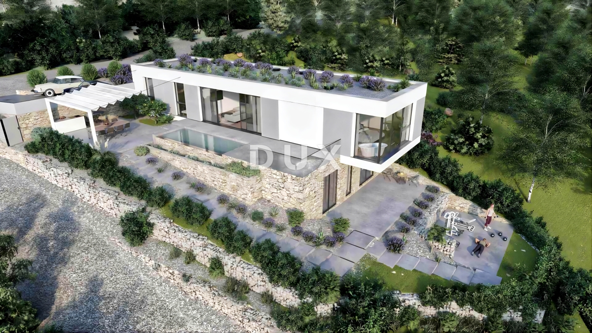 ISTRIA, MONTONA - Terreno con permesso di costruire e vista panoramica