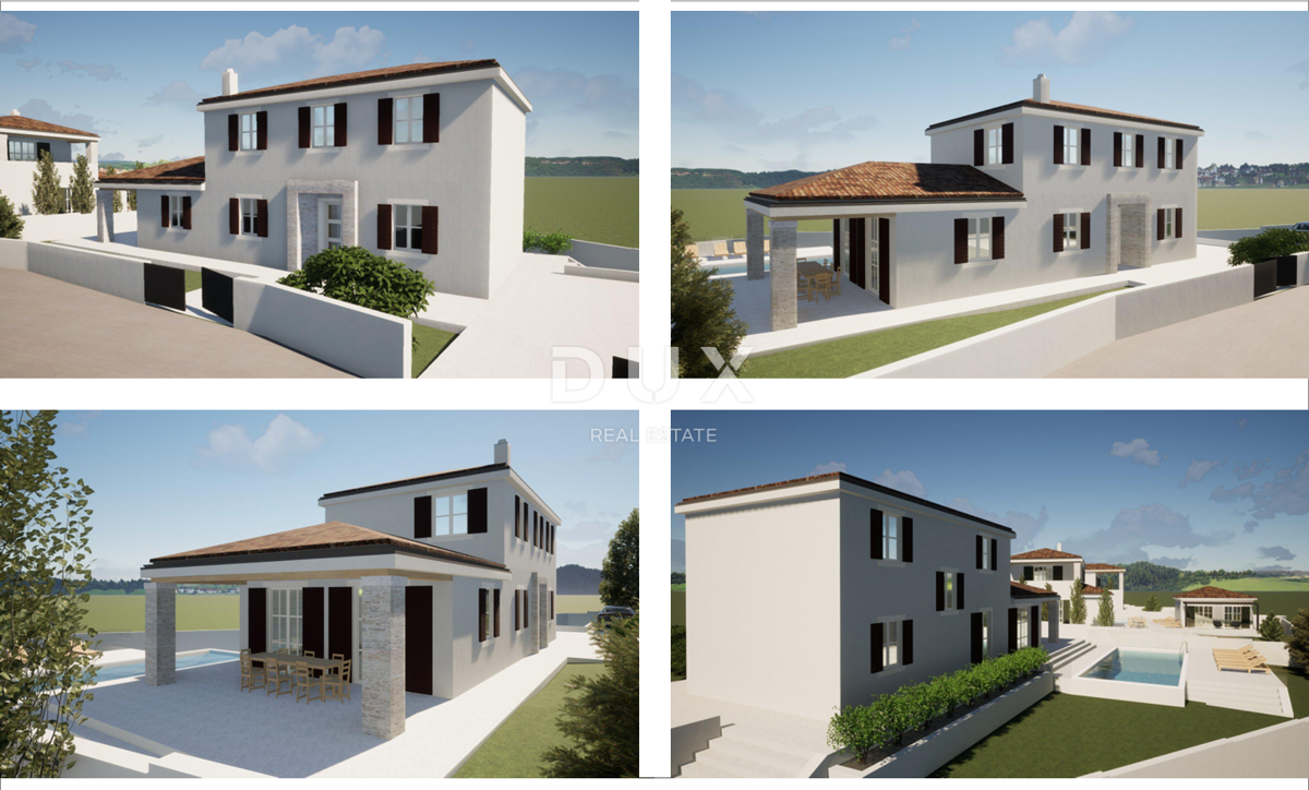 ISTRIA, VIŠNJAN - Terreno con permesso di costruire