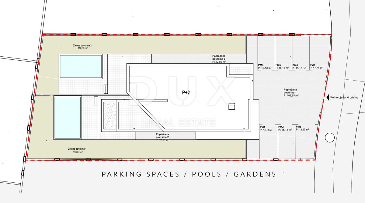 SEBENICO, VODICE - Esclusivo duplex con giardino e piscina, una combinazione perfetta di pace, design e stile di vita mediterraneo
