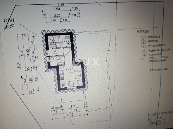 KASTAV - Casa indipendente di 210 m2, inizio lavori di costruzione.