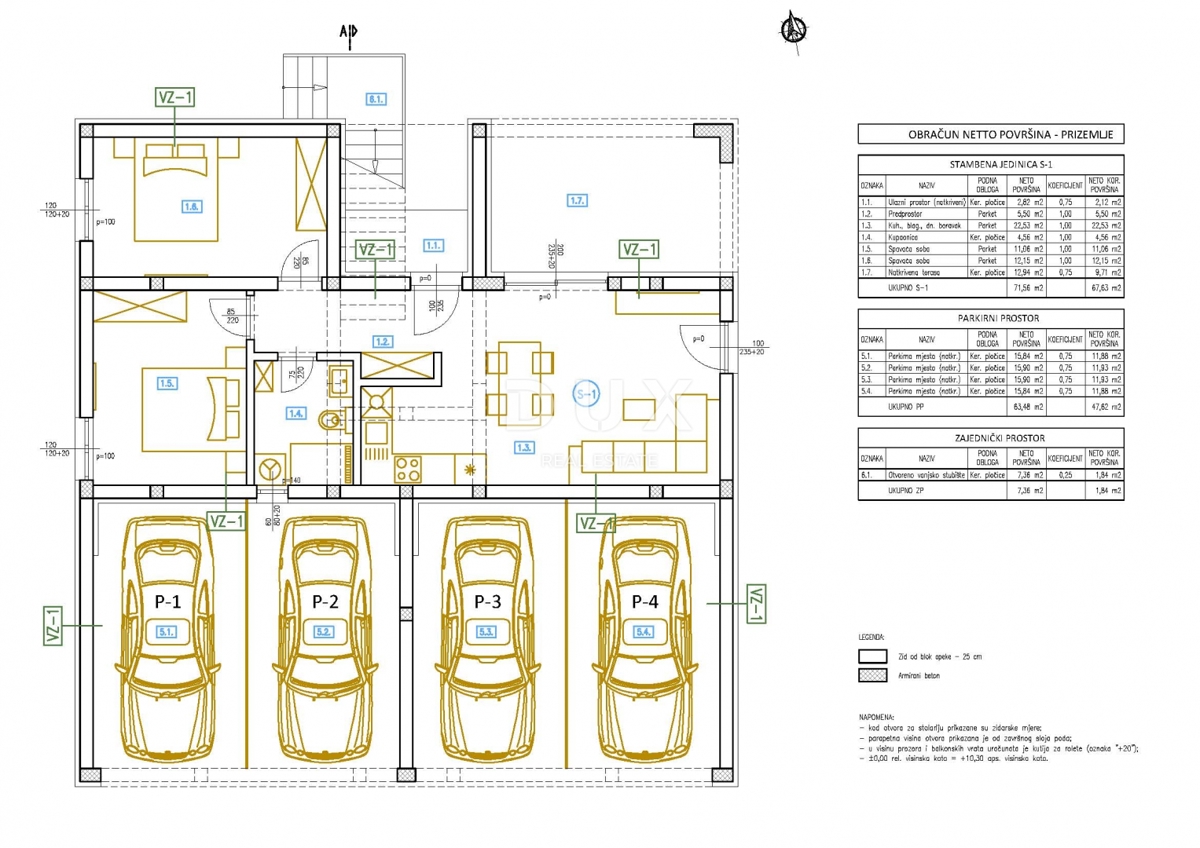 ŠIBENIK, BRODARICA – Appartamento con giardino privato e garage, a 270 m dal mare