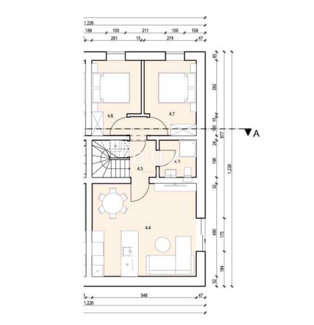 ISOLA DI KRK, MALINSKA - Appartamento moderno con ampio giardino vicino al mare