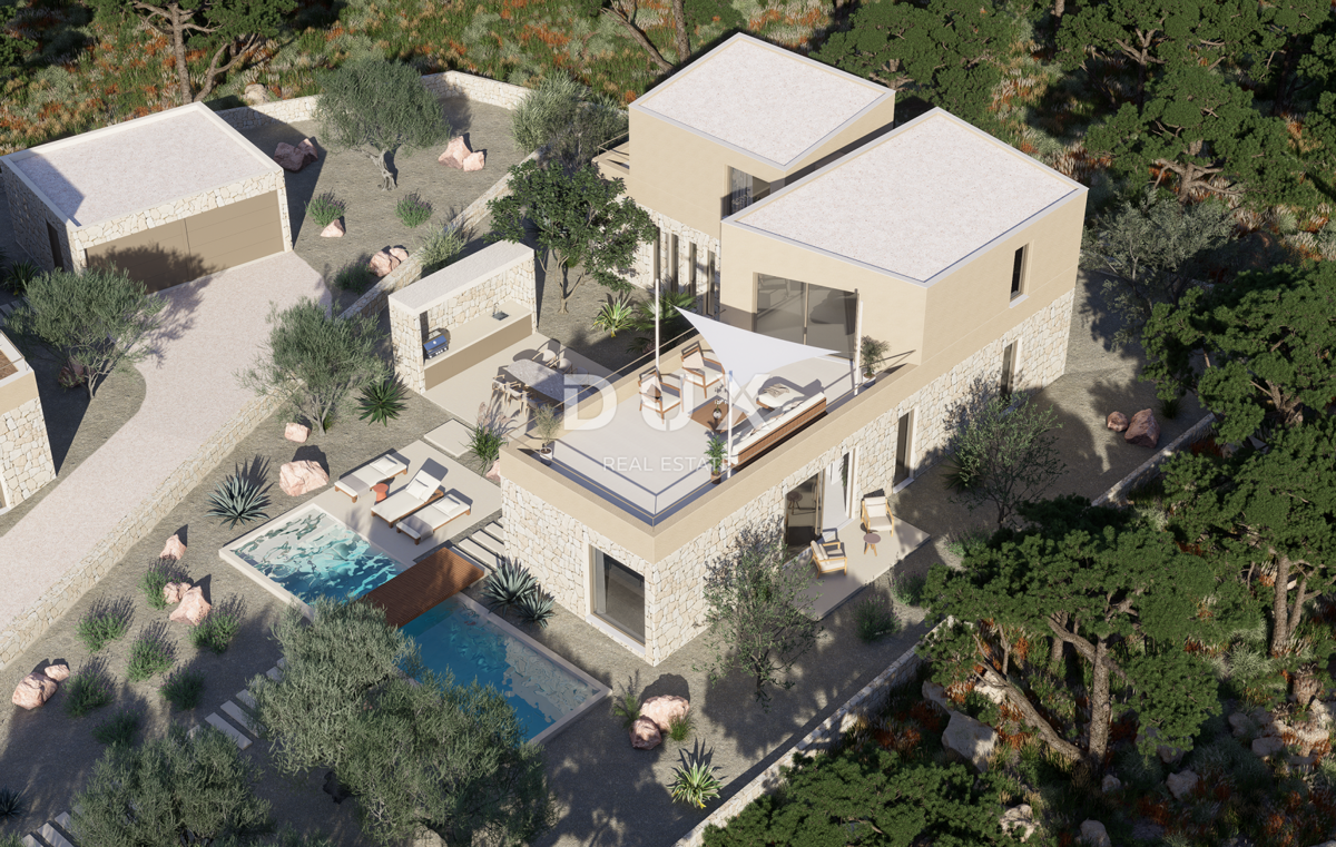 DALMATIA, PRIMOŠTEN - Terreno edificabile con permesso di costruzione + parte agricola