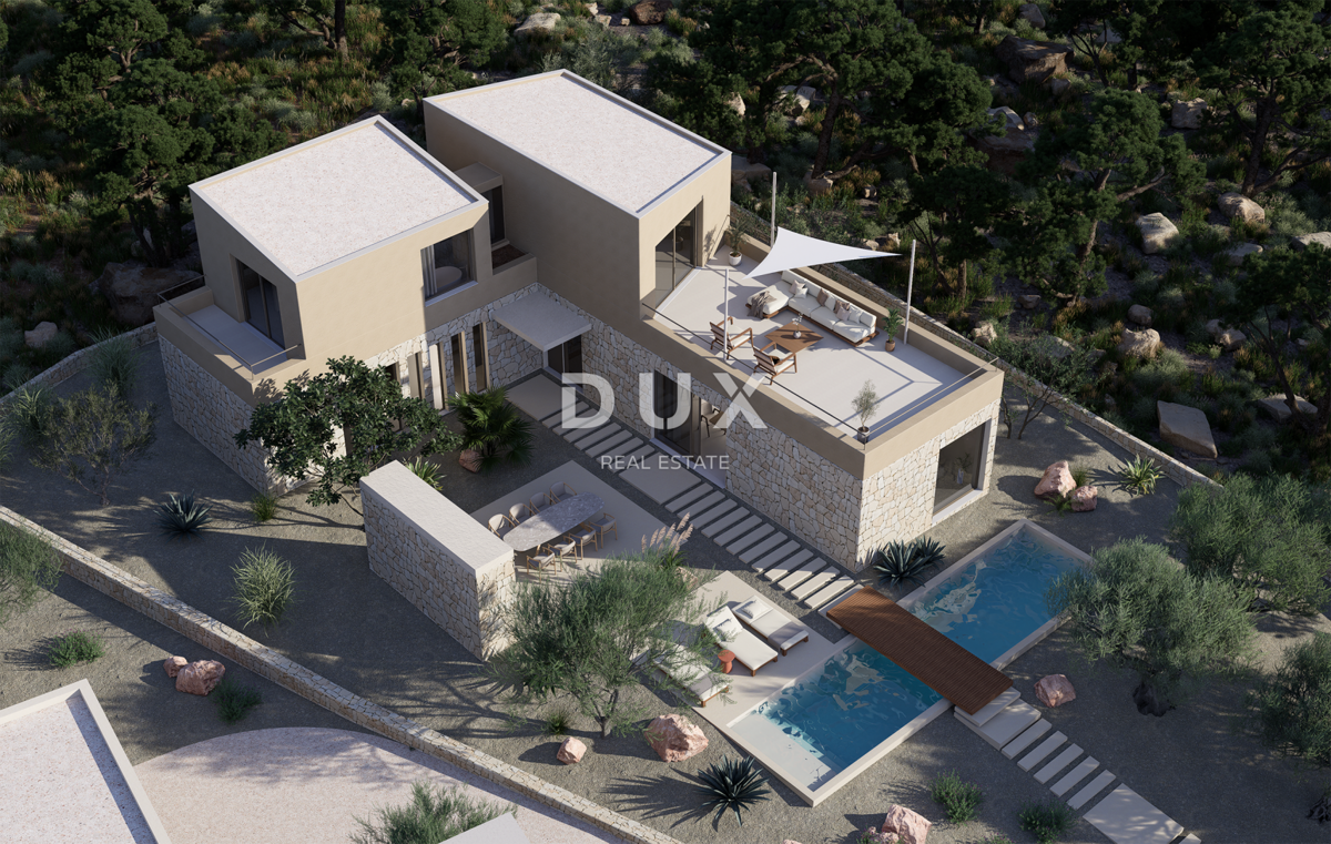 DALMATIA, PRIMOŠTEN - Terreno edificabile con permesso di costruzione + parte agricola