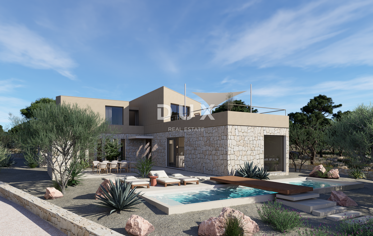 DALMATIA, PRIMOŠTEN - Terreno edificabile con permesso di costruzione + parte agricola