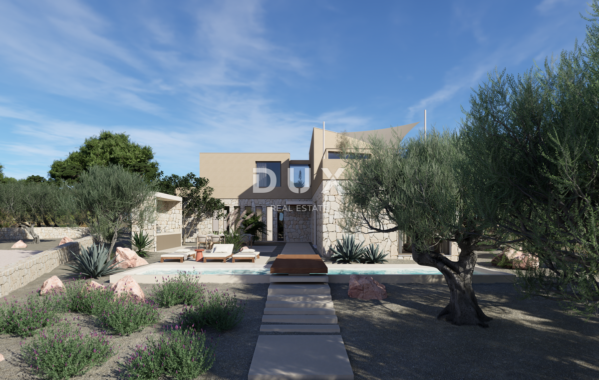 DALMATIA, PRIMOŠTEN - Terreno edificabile con permesso di costruzione + parte agricola