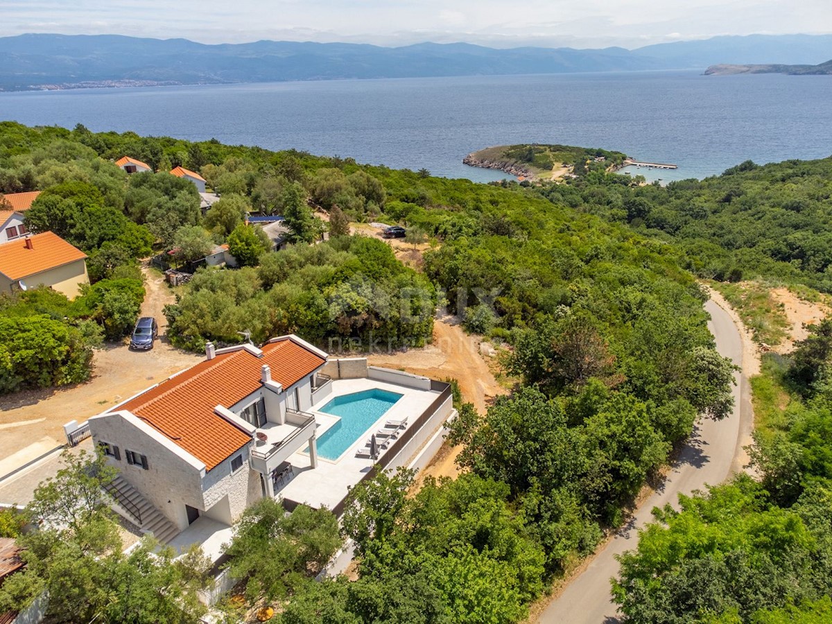 ISOLA DI KRK, VRBNIK - Casa di lusso con piscina vicino al mare