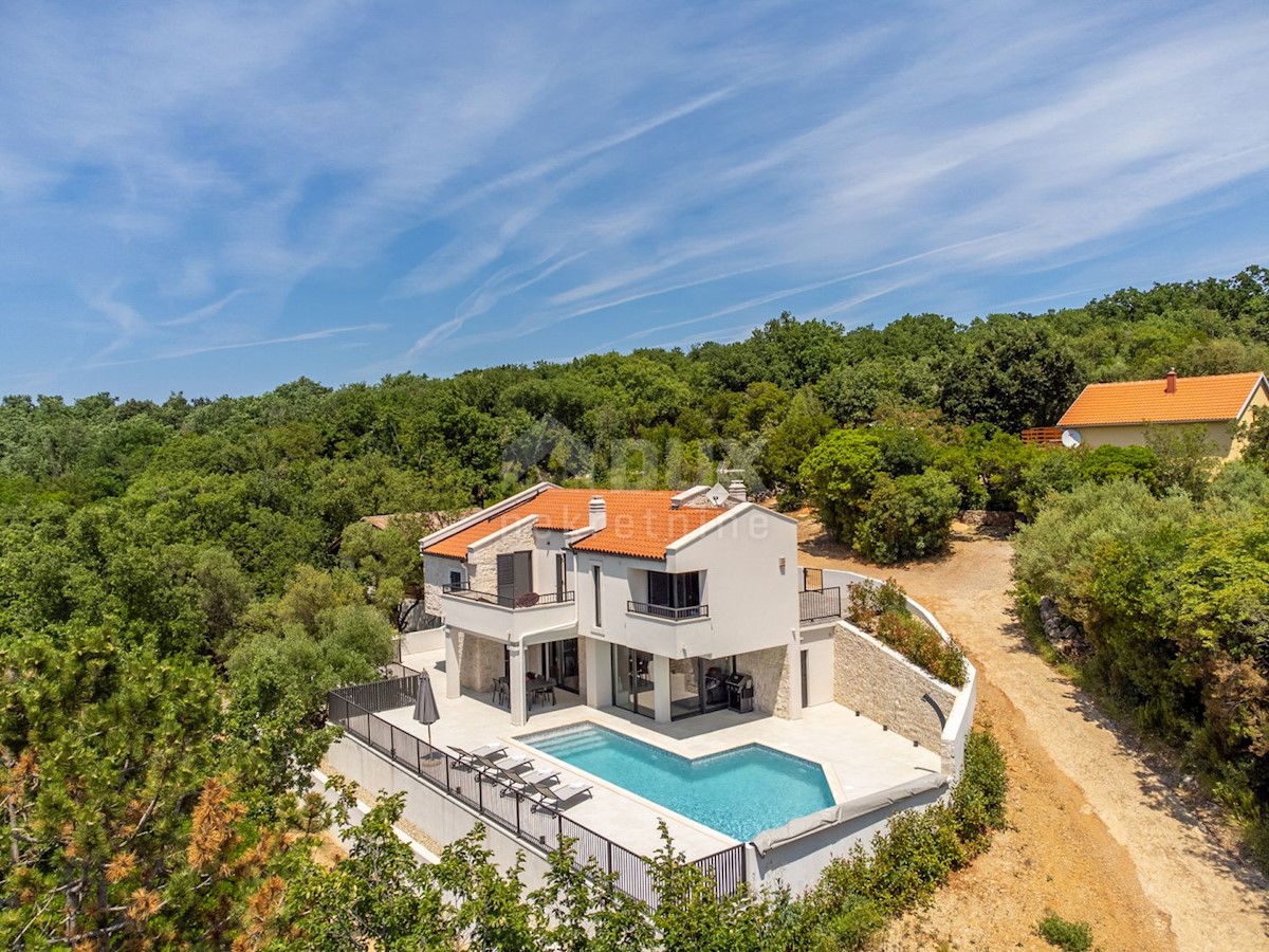 ISOLA DI KRK, VRBNIK - Casa di lusso con piscina vicino al mare