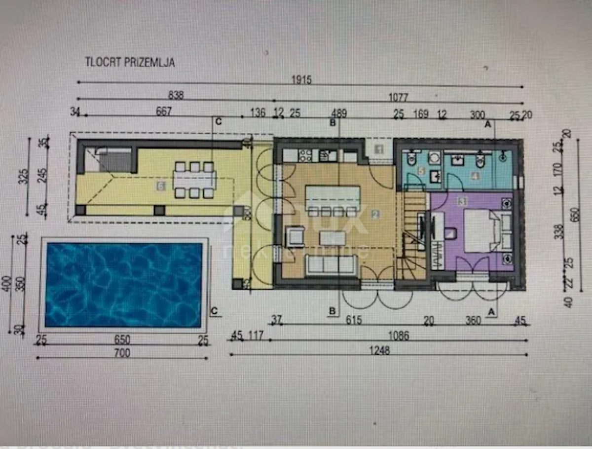 ISTRIA, SVETVINČENAT - Villa in costruzione con piscina