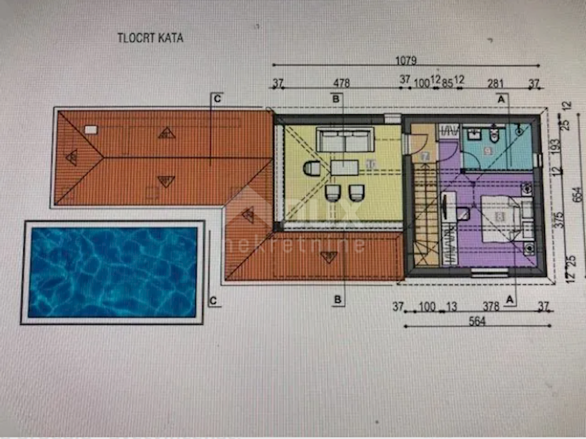 ISTRIA, SVETVINČENAT - Villa in costruzione con piscina