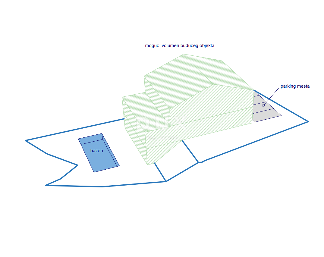 Terreno Polje, Dobrinj, 1.022m2