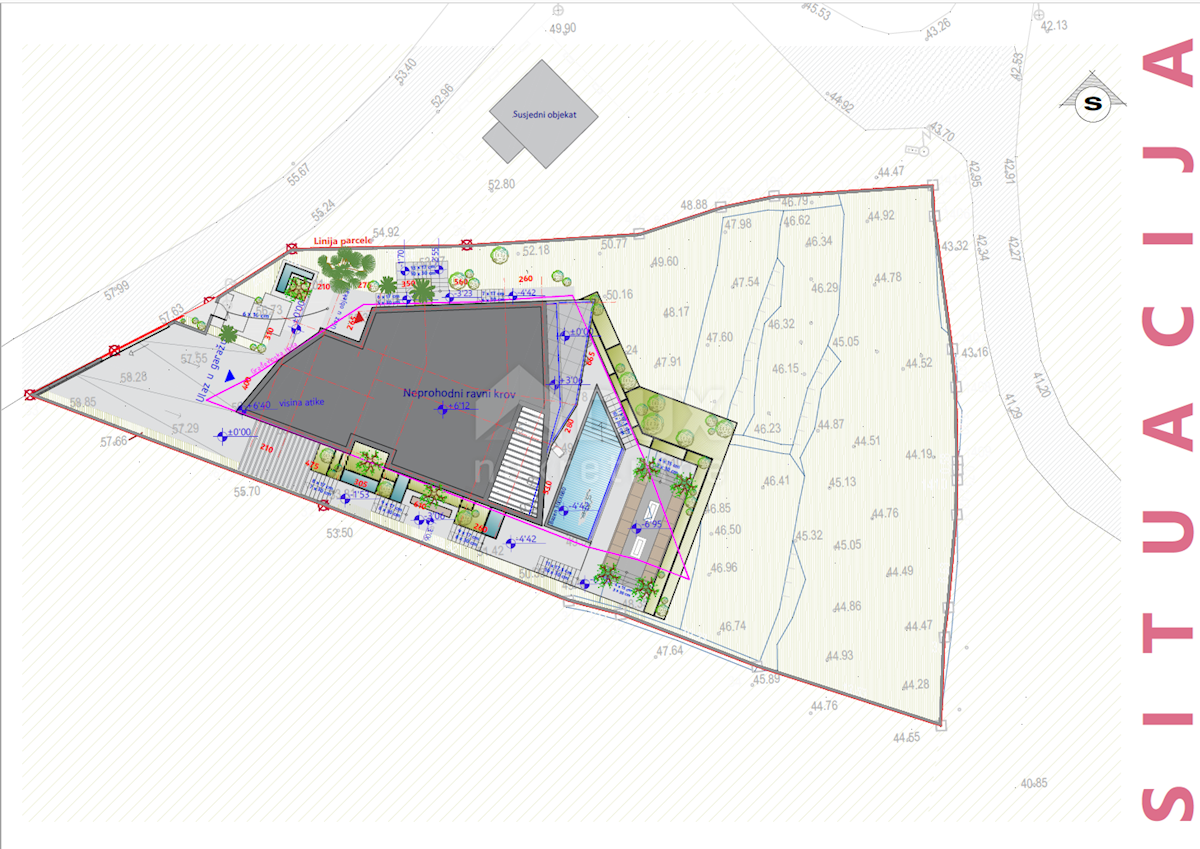 Terreno Medveja, Lovran, 1.414m2