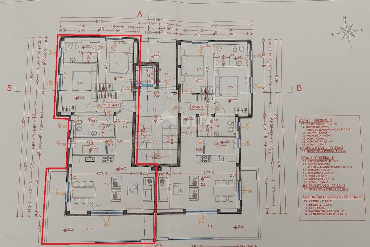 Appartamento Peroj, Vodnjan, 110m2