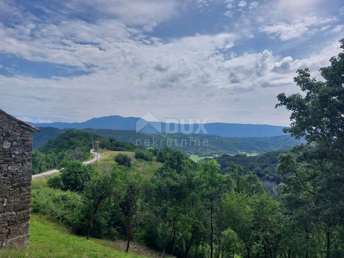 ISTRIA, GRAČIŠĆE - Una casa in pietra in completa solitudine con vista sul verde