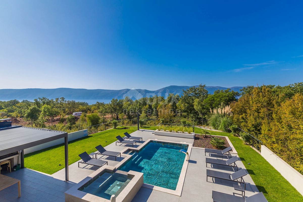 L'ISOLA DI KRK, l'area più ampia della città di Krk - Villa di design di lusso con vista panoramica sul mare