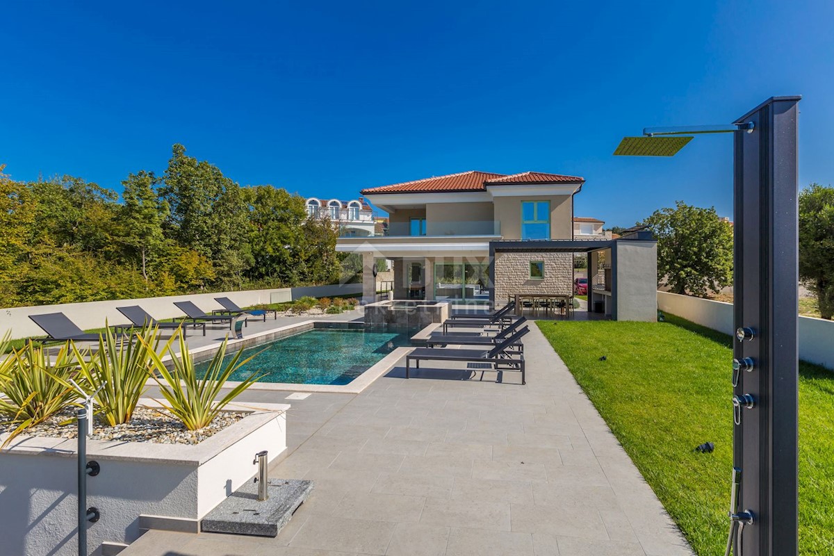 L'ISOLA DI KRK, l'area più ampia della città di Krk - Villa di design di lusso con vista panoramica sul mare
