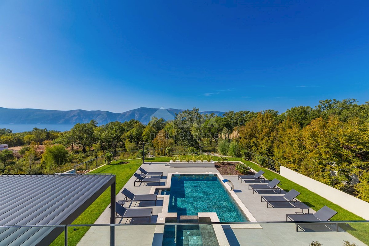 L'ISOLA DI KRK, l'area più ampia della città di Krk - Villa di design di lusso con vista panoramica sul mare