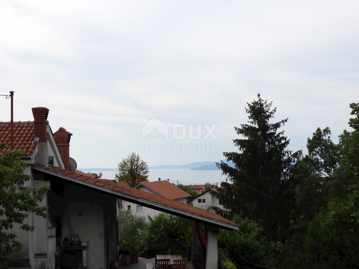 OPATIJA, KASTAV, TRINAJSTIĆI - casa 110m2 con vista mare + garage 90m2 + annessi 45m2 + ambiente 4100m2
