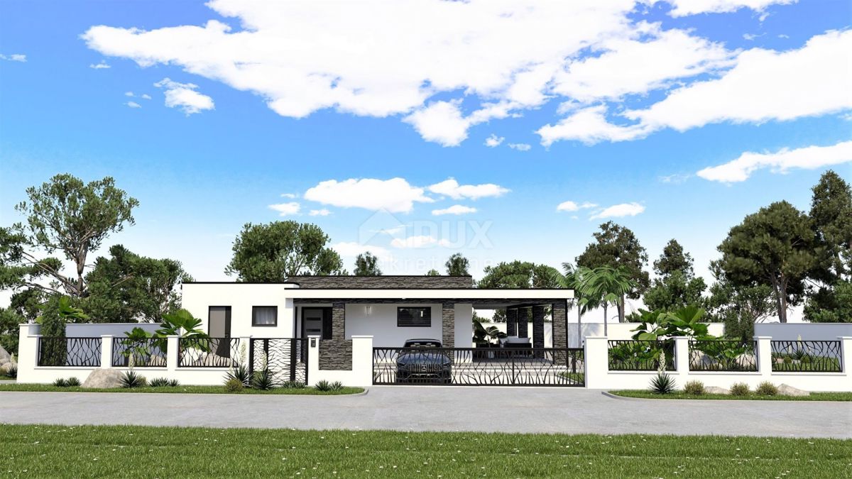 ISTRIA, LABIN - Moderna casa a un piano in costruzione