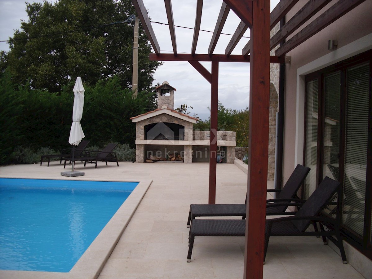 ISOLA DI KRK, MALINSKA - Casa con piscina
