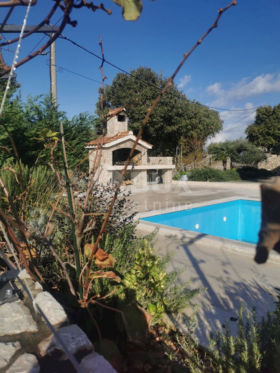 ISOLA DI KRK, MALINSKA - Casa con piscina