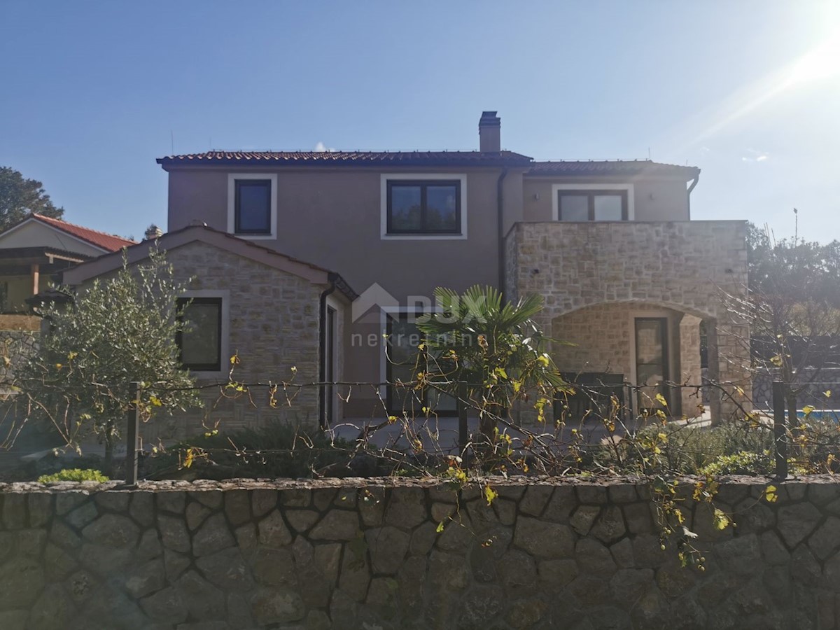 ISOLA DI KRK, MALINSKA - Casa con piscina