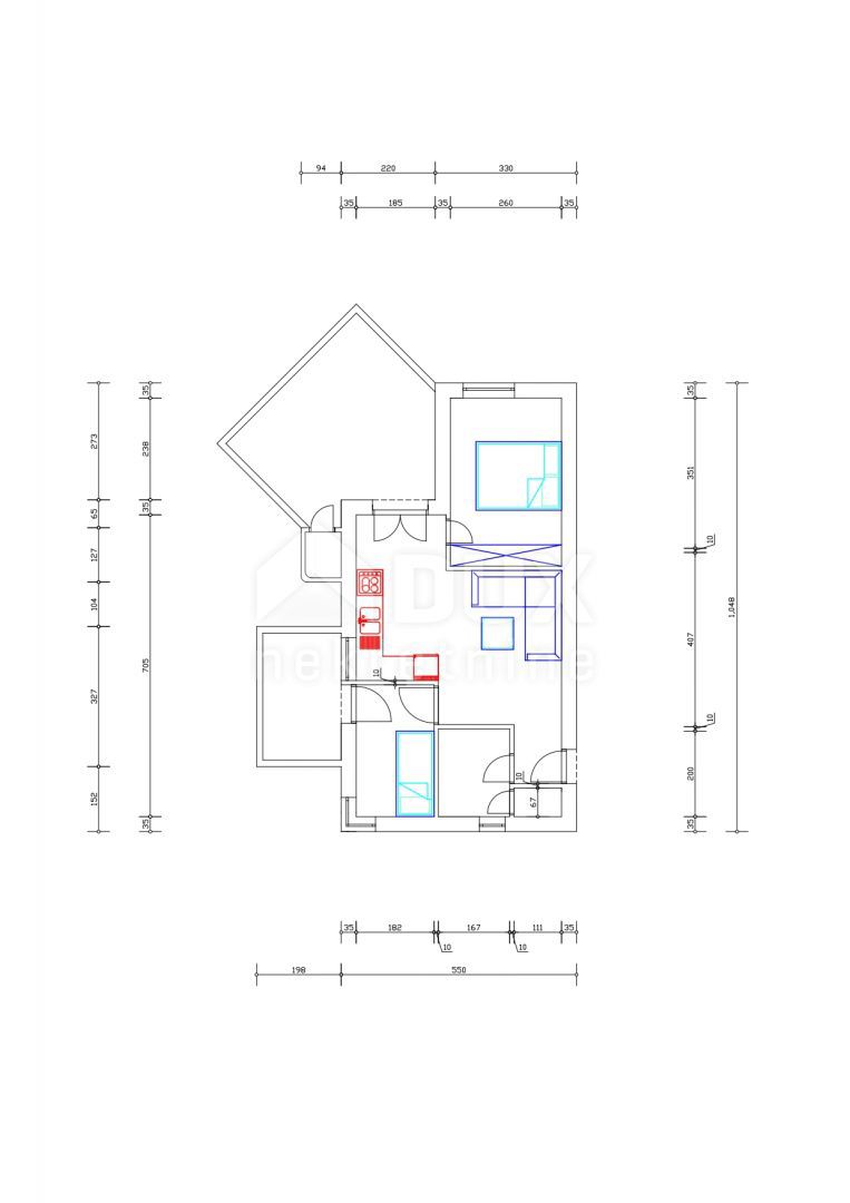 ISOLA DI PAG, NOVALJA - Appartamento con 2 camere da letto in un nuovo edificio residenziale