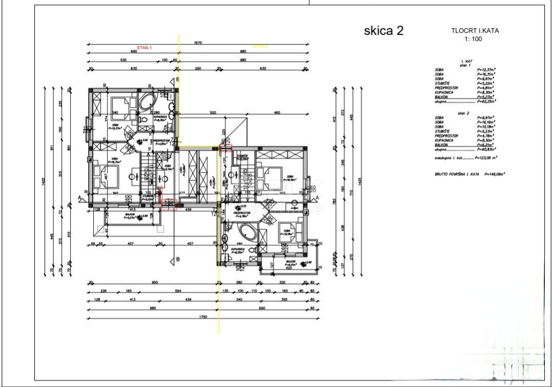 Appartamento Mučići, Matulji, 212m2