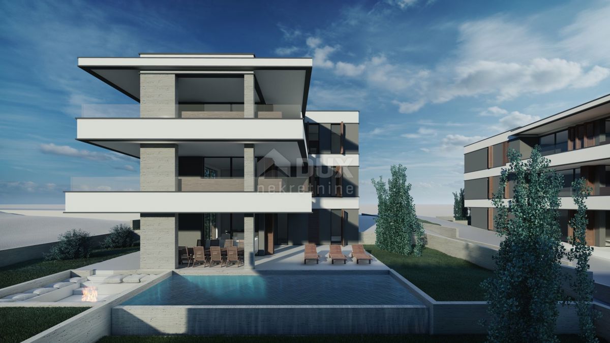 PAG, NOVALJA - Lussuoso appartamento con piscina, S1, Z2