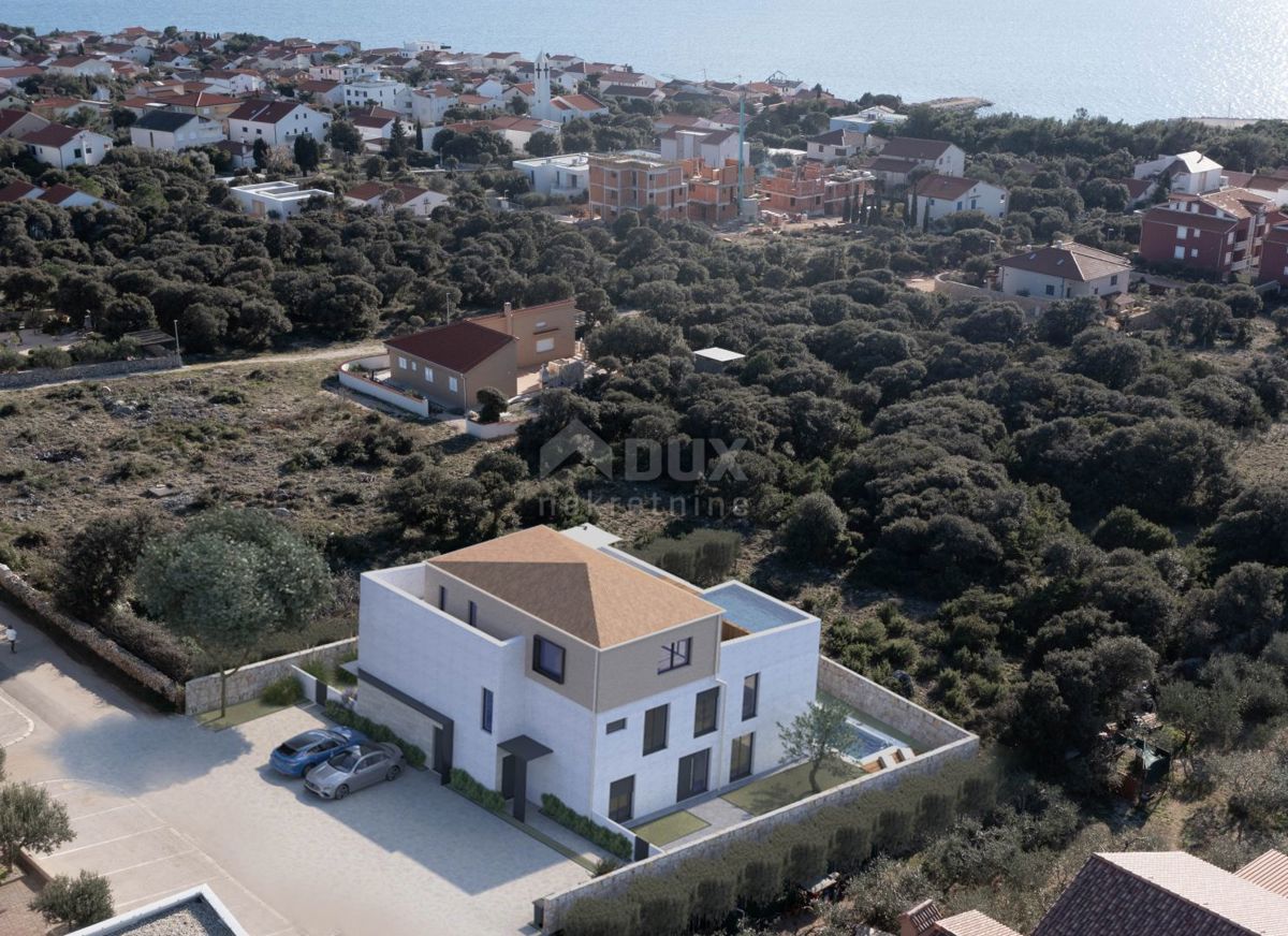 ISOLA DI PAG, MANDRE, bilocale con piscina e giardino