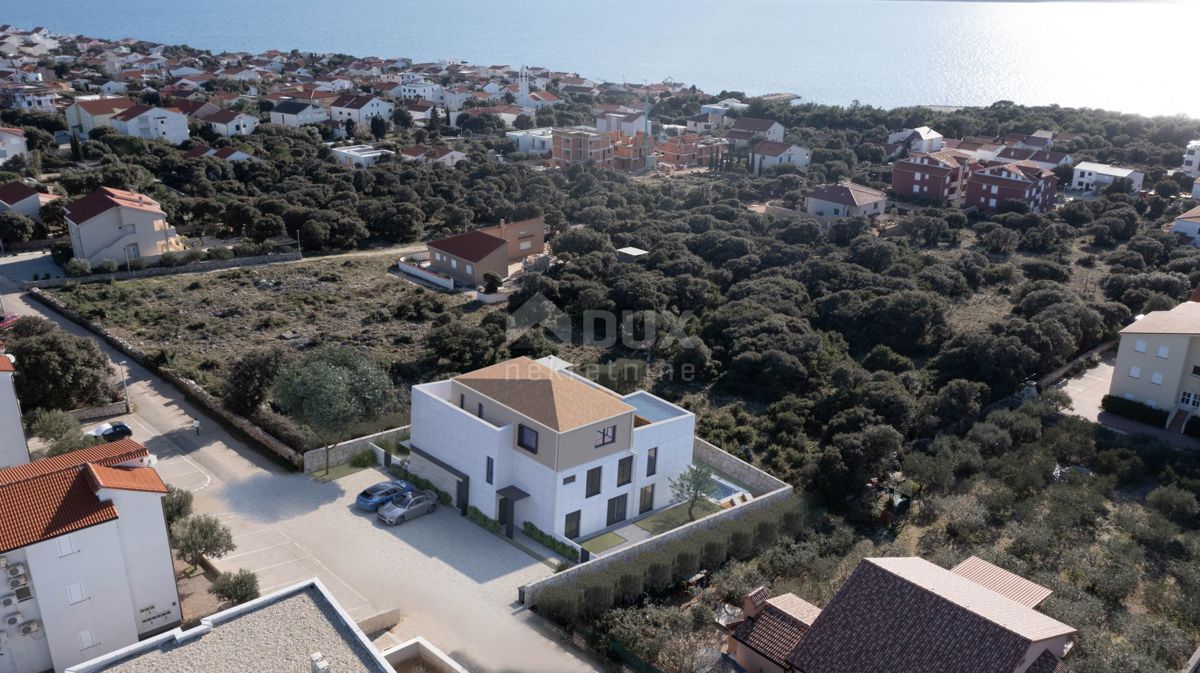 ISOLA DI PAG, MANDRE, bilocale con piscina e giardino