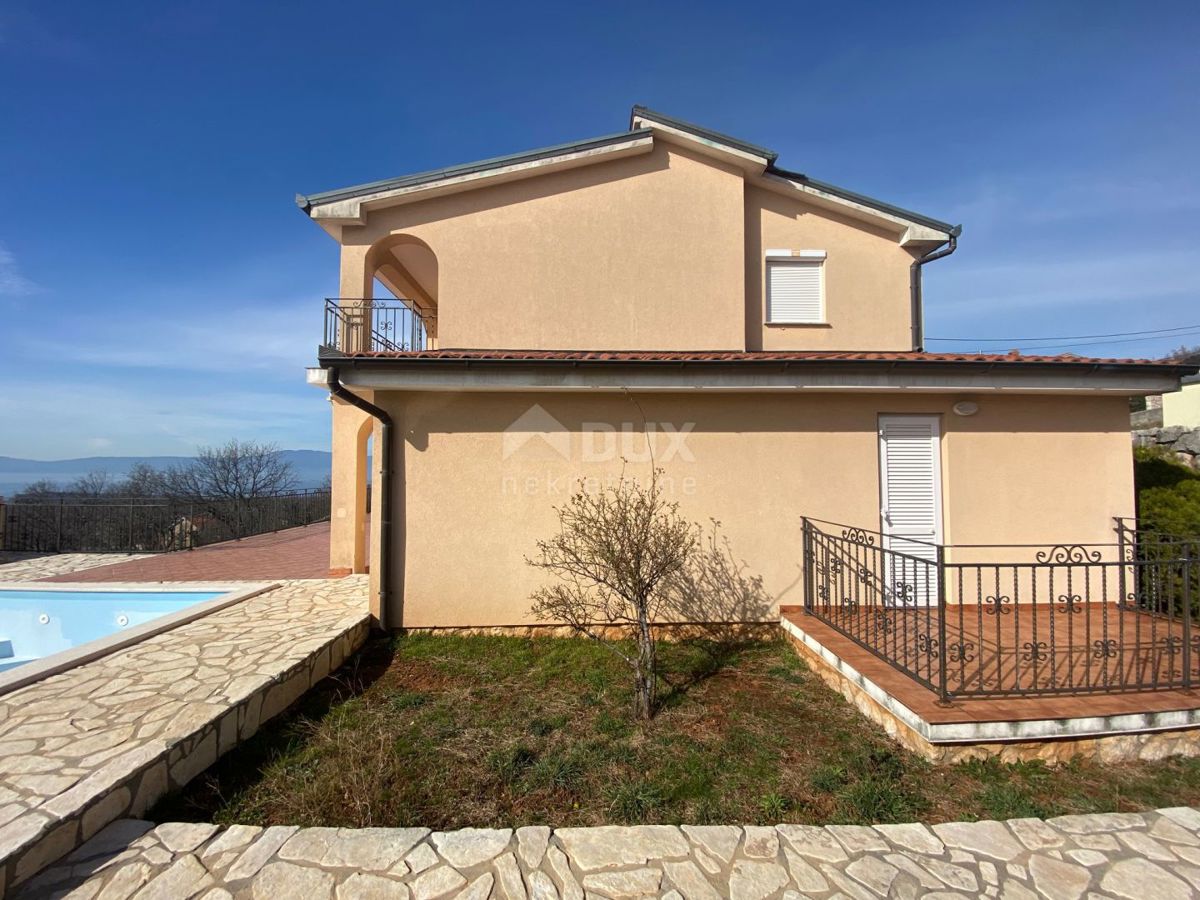 RIJEKA, ŠMRIKA - VILLA CON PISCINA E VISTA MARE!!! OPPORTUNITÀ!!!