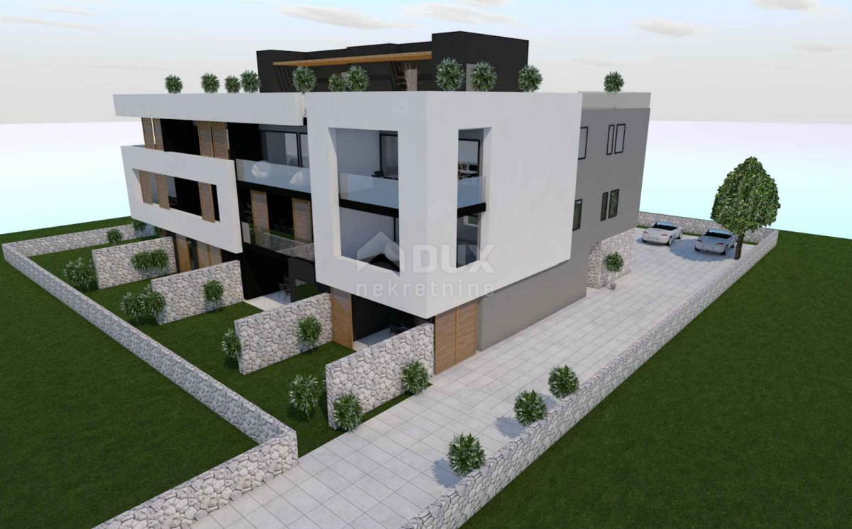 ZADAR, PRIVLAKA - Incredibile attico su due piani con una spaziosa terrazza sul tetto a 120 metri dal mare con un'incantevole vista sul mare! S8