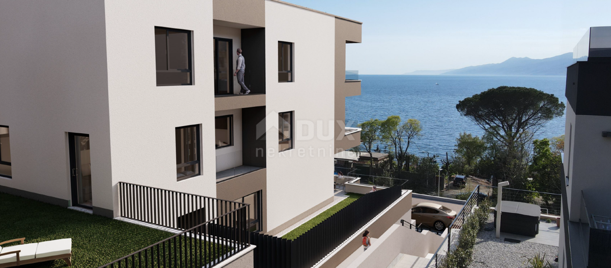 COSTABELLA, BIVIO, KANTRIDA - esclusivo appartamento 43,44 mq, 1° piano, 100 m dal mare, bella vista + giardino 118 mq - APPARTAMENTO 3