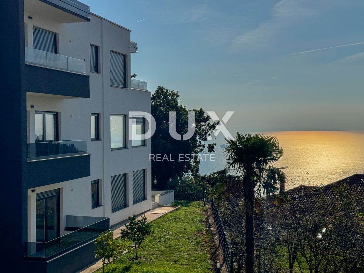 OPATIJA, BREGI - splendido appartamento di 104m2 in una nuova costruzione con vista mare, terrazza, pronto a trasferirsi