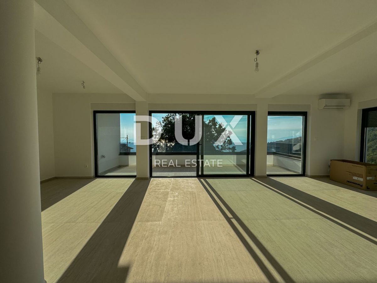 OPATIJA, BREGI - splendido appartamento di 104m2 in una nuova costruzione con vista mare, terrazza, pronto a trasferirsi