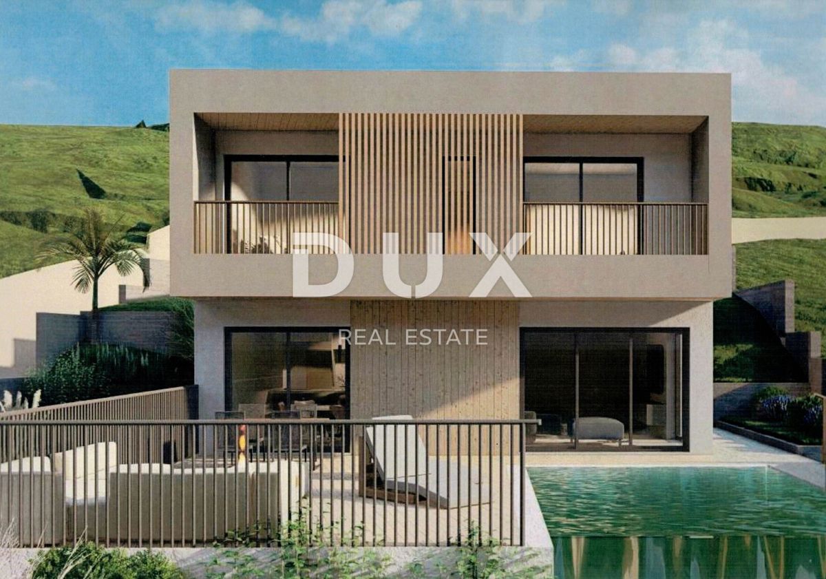 OPATIJA, POLJANE - Progetto di villa con vista sul mare