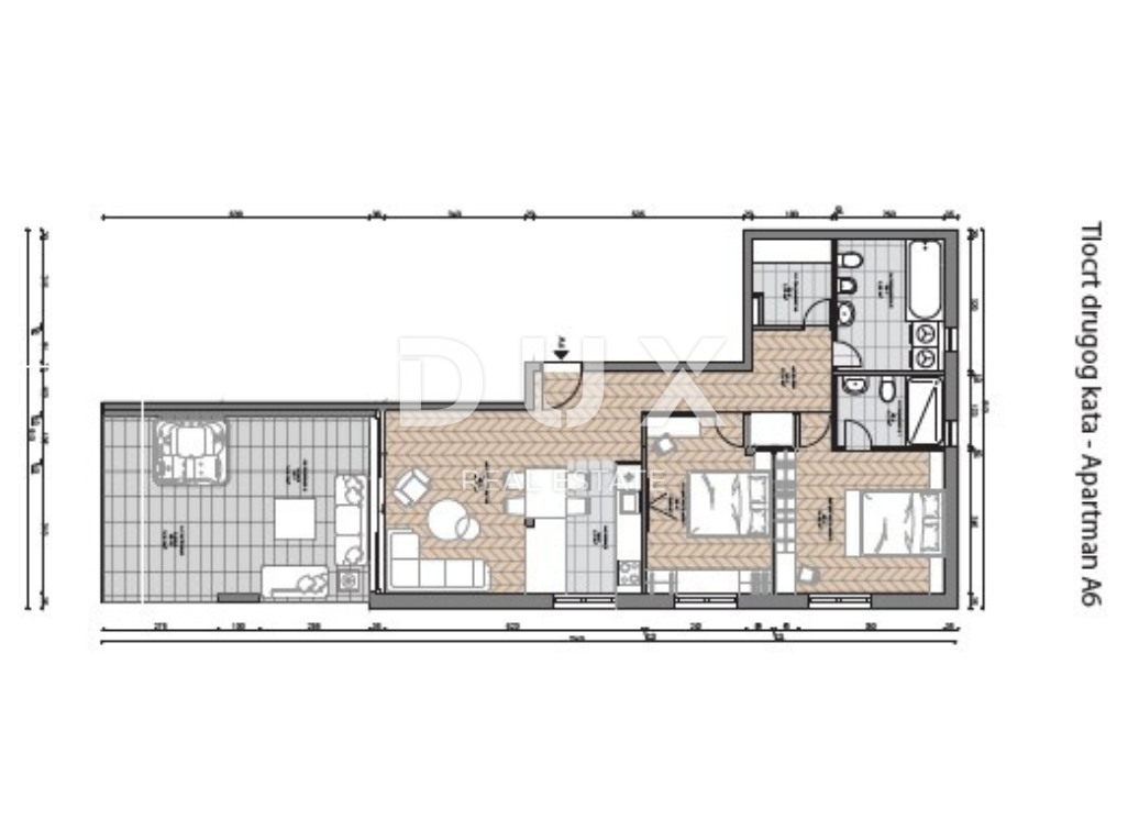 OPATIJA, CENTRO - appartamento in un nuovo edificio sopra il centro di Opatija 