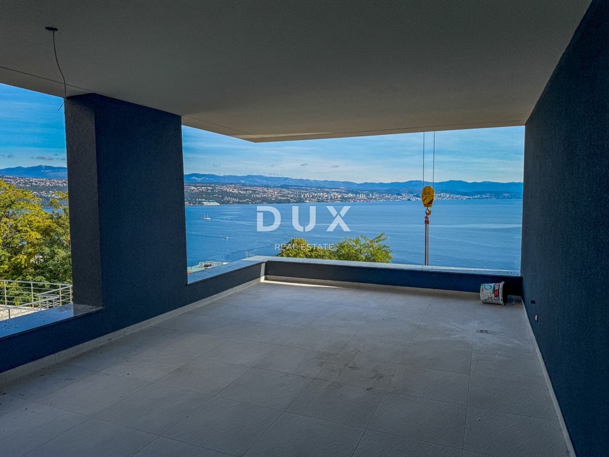 OPATIJA, CENTRO - appartamento in un nuovo edificio sopra il centro di Opatija 