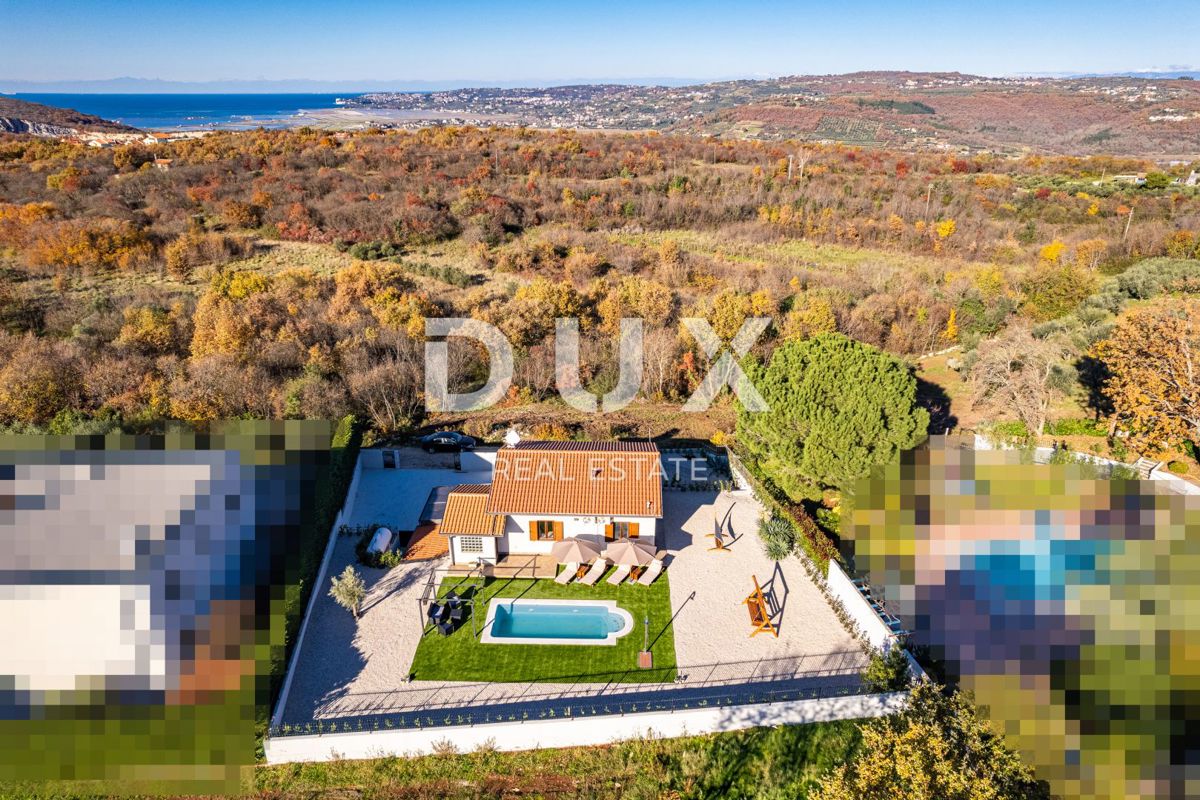 ISTRIA, BUJE - Casa indipendente con piscina e vista mare