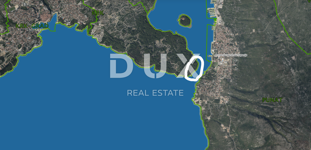 ISOLA DI KRK, CITTÀ DI KRK (dintorni) - MASLINIK, 1400 m2, con edificio ausiliario, a soli 150 metri dal mare, rarità nell'offerta, occasione unica, scontata!!!