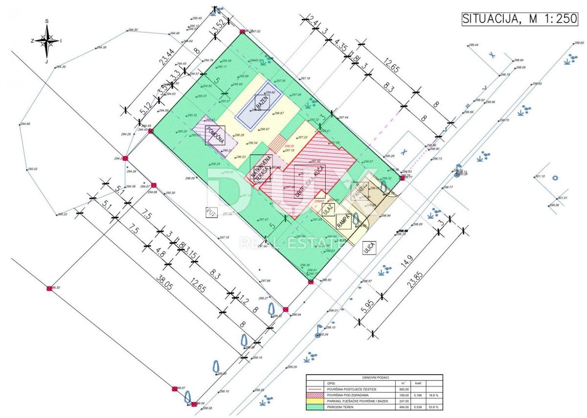 ISTRIA, LABIN - Terreno edificabile con progetto