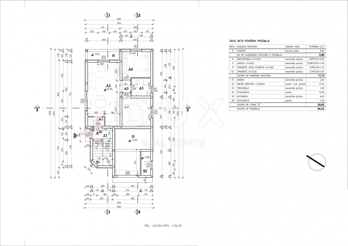 Appartamento Medulin, 77,47m2