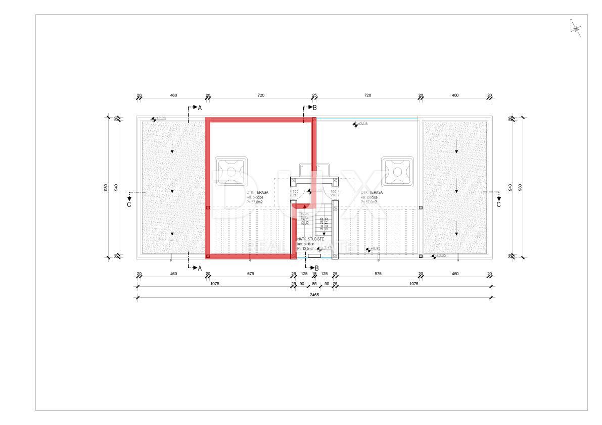 Appartamento Sabunike, Privlaka, 156,10m2