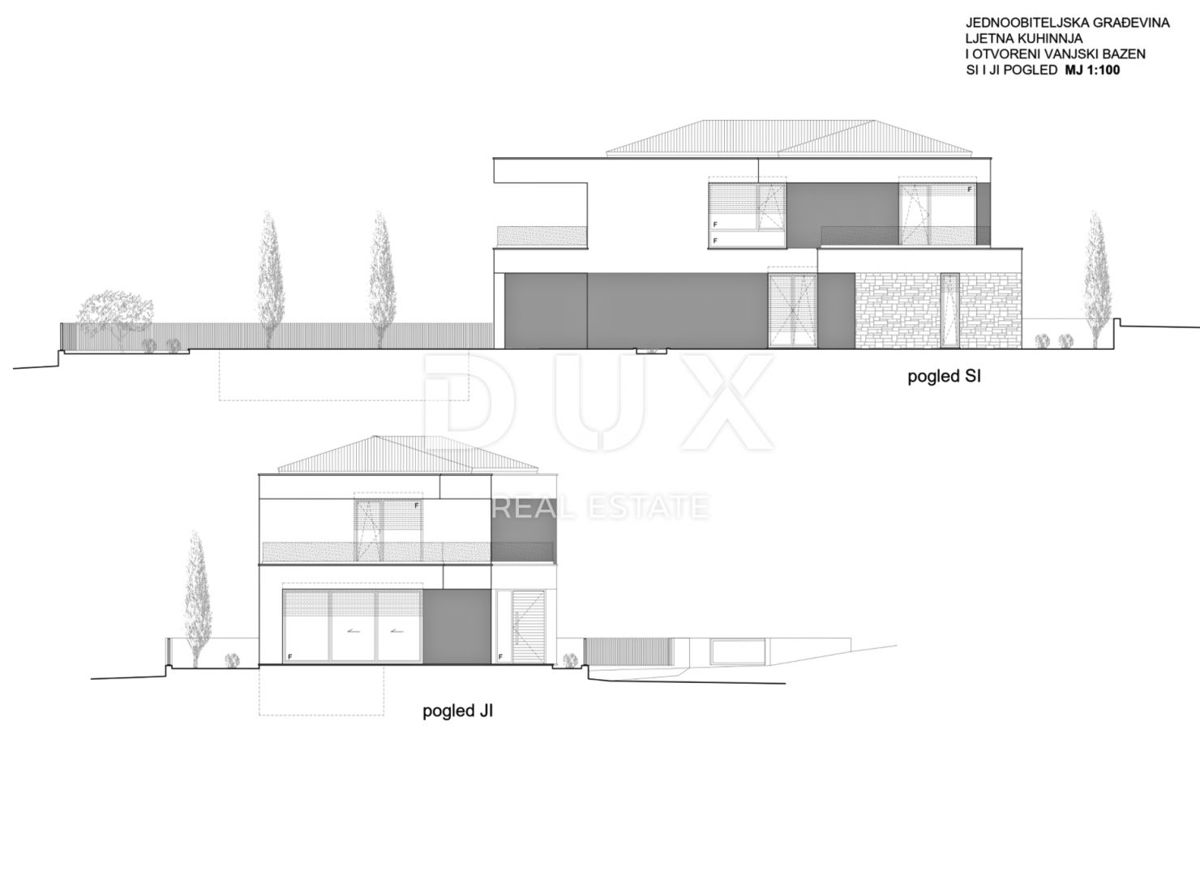 ISTRIA, MARČANA - Casa di architettura moderna con piscina