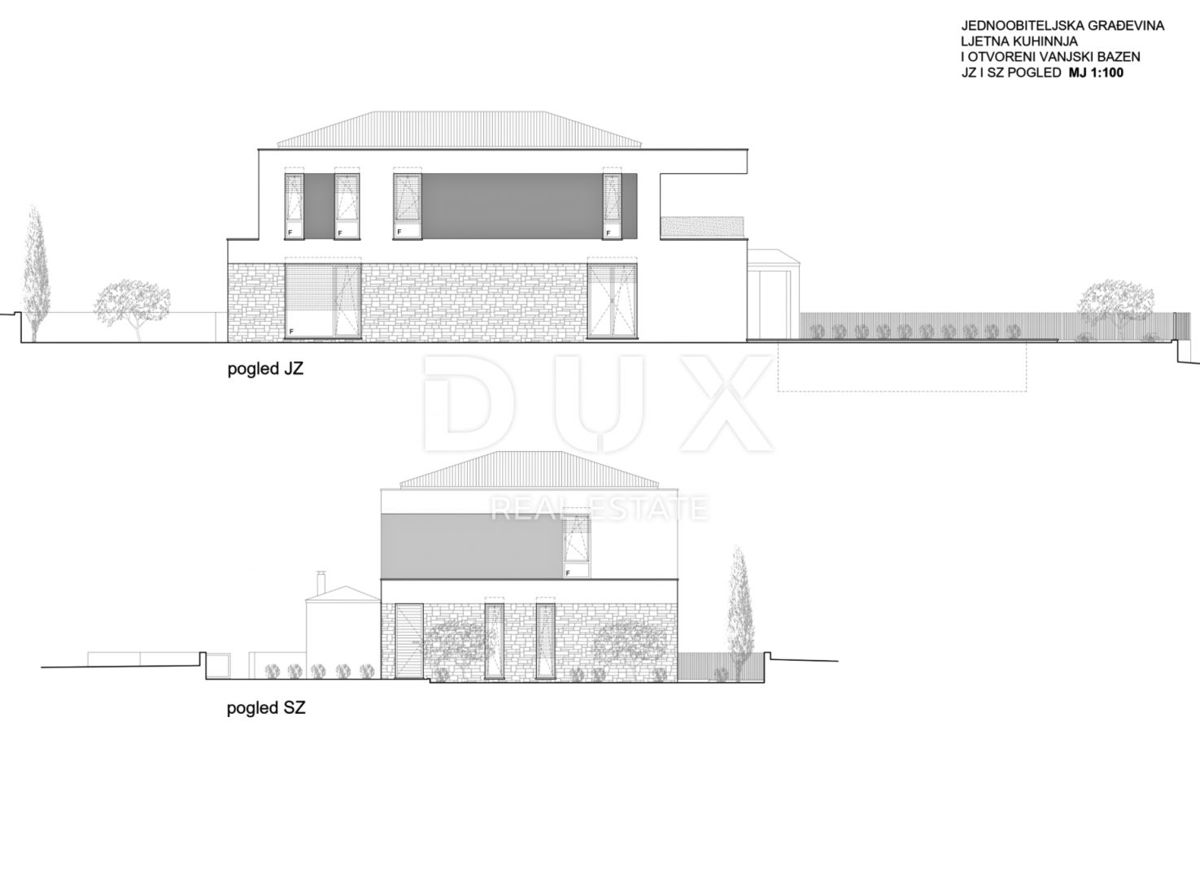 ISTRIA, MARČANA - Casa di architettura moderna con piscina
